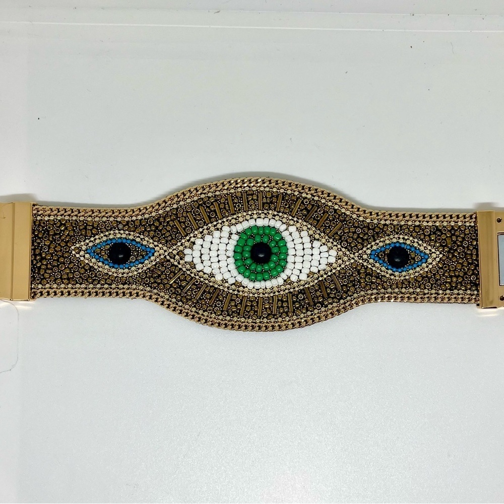 Evil Eye Beaded Bracelet NWOT
